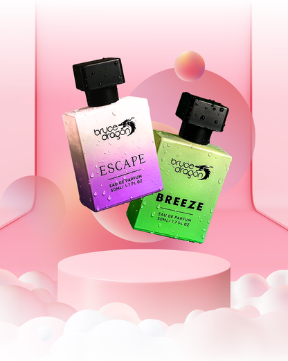 Bruce Dragon Escape and Breeze 50ml perfume combo